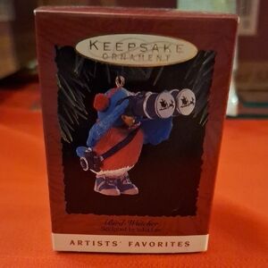 Hallmark Keepsake Bird Watcher Ornament - Red and Blue